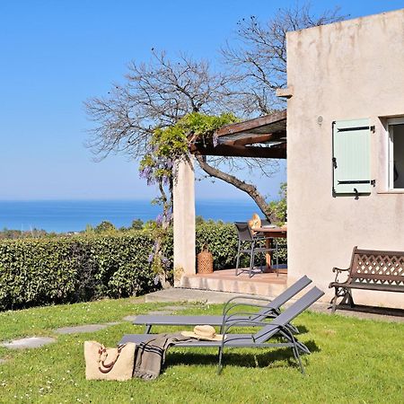 Domaine Punta Della Guardia Villa Vue Mer Dans Nature Protegee, Plage A 1,5 Km 세르비온 외부 사진